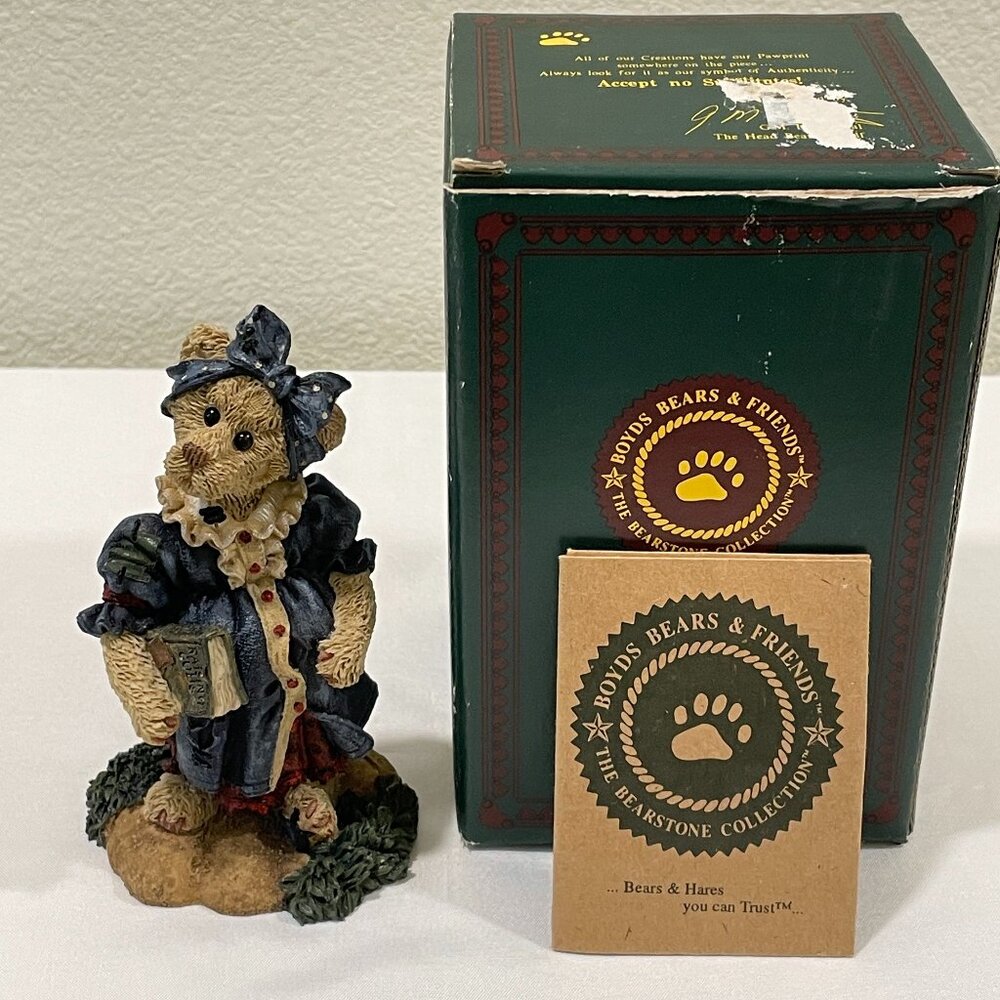 BOYDS BEARS Vintage Collectible "Momma McBear-Anticipation" Resin Figurine